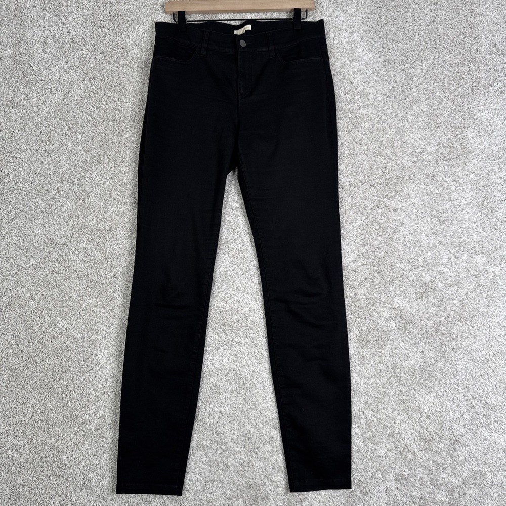 Eileen Fisher‎ Black Ankle Straight Pants Women's Size 10